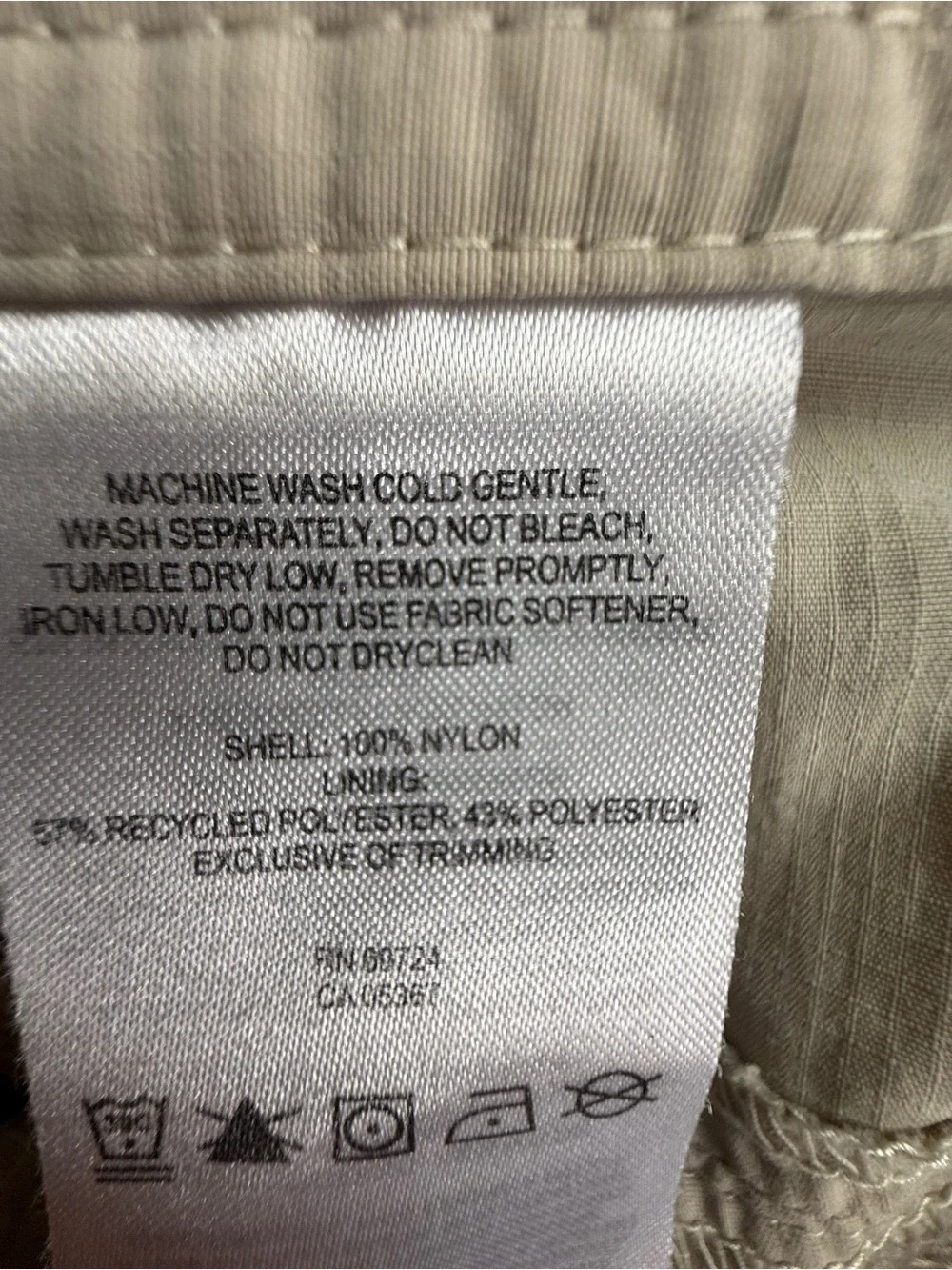 Columbia Men's Khaki Convertible Cargo Pants Omni-Shade Size 46x34